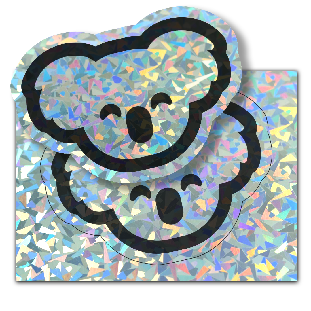 Sticker holográfico - Cristal