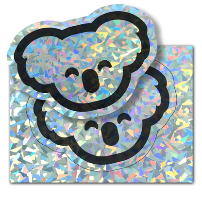 Sticker holográfico - Cristal
