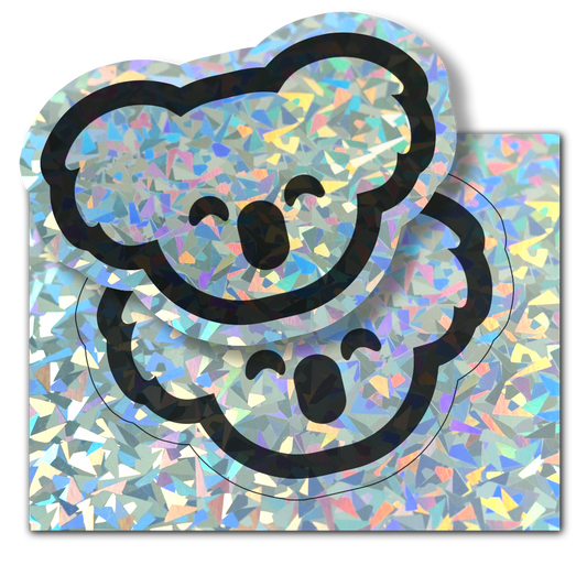 Sticker holográfico - Cristal