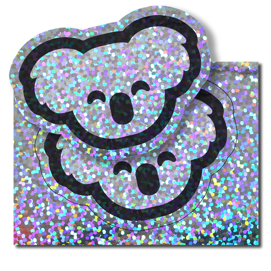 Sticker holográfico - Glitter