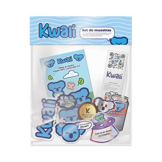 Set de muestras Kwali